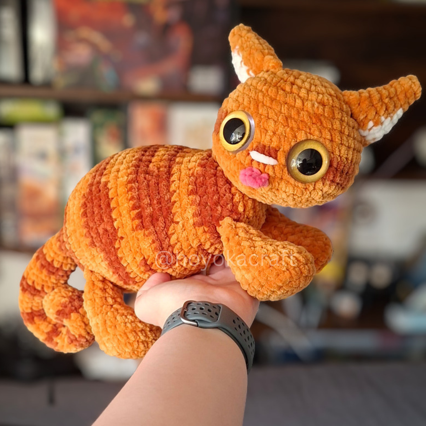 Chameleon Cat Crochet Plush