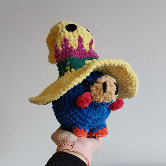 Ham Shamwitch Witchy Pig - crochet plushie