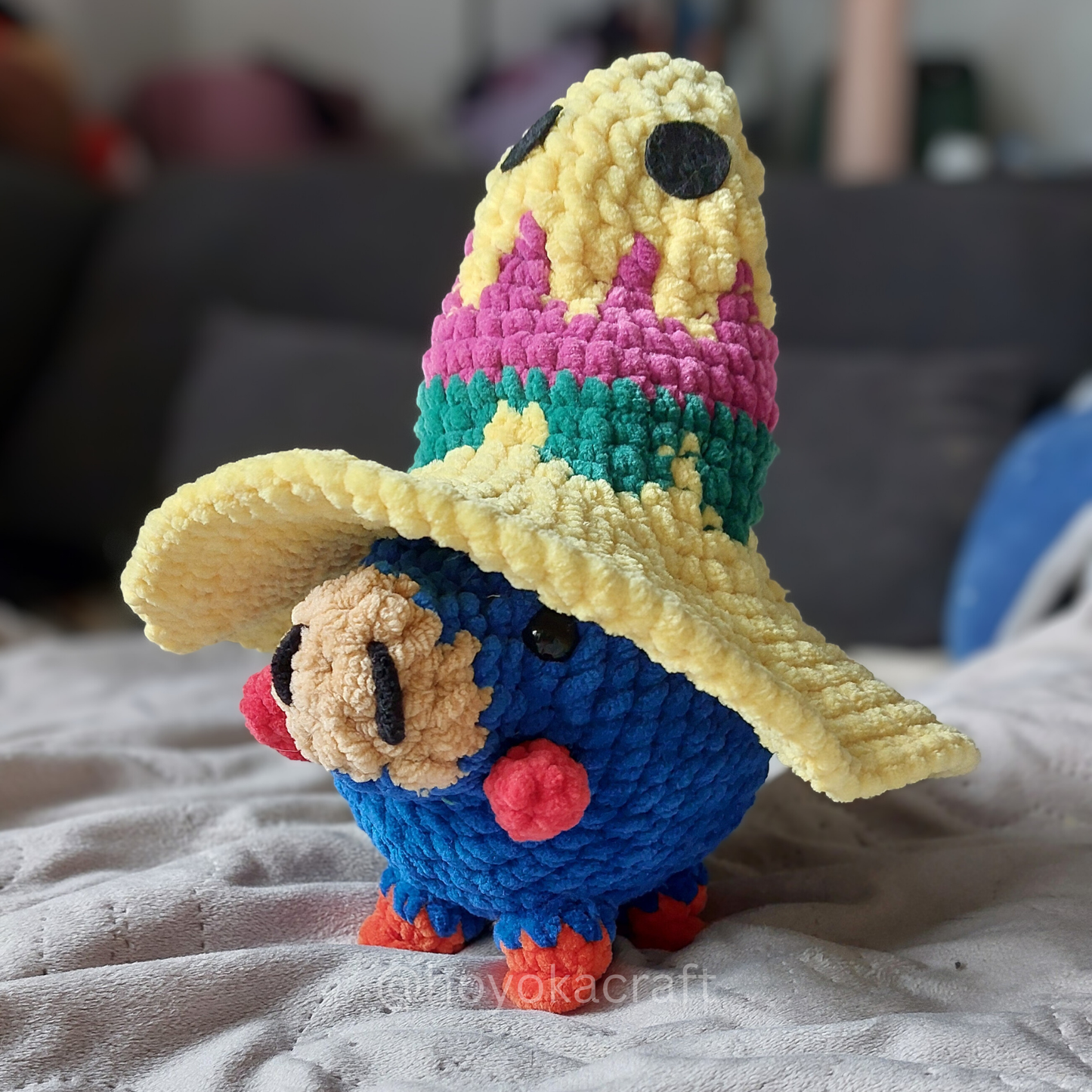 Ham Shamwitch Witchy Pig - crochet plushie