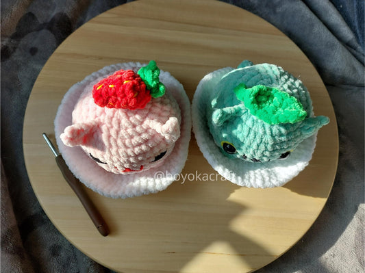 Mochi Cat (Meowchi) 2 in 1 crochet Pattern