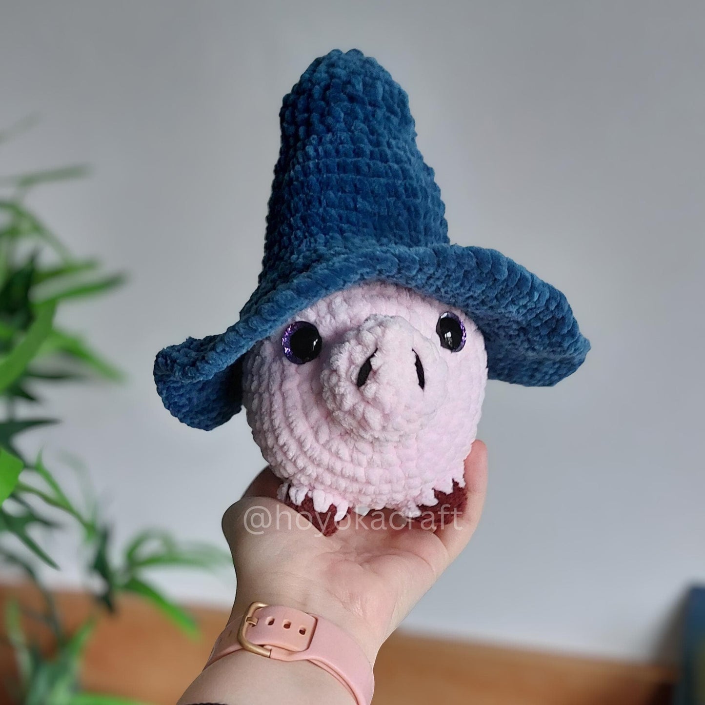 Crochet Witch Hat Piggie Amigurumi Plush