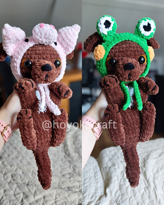 Puppy With Hats crochet pattern