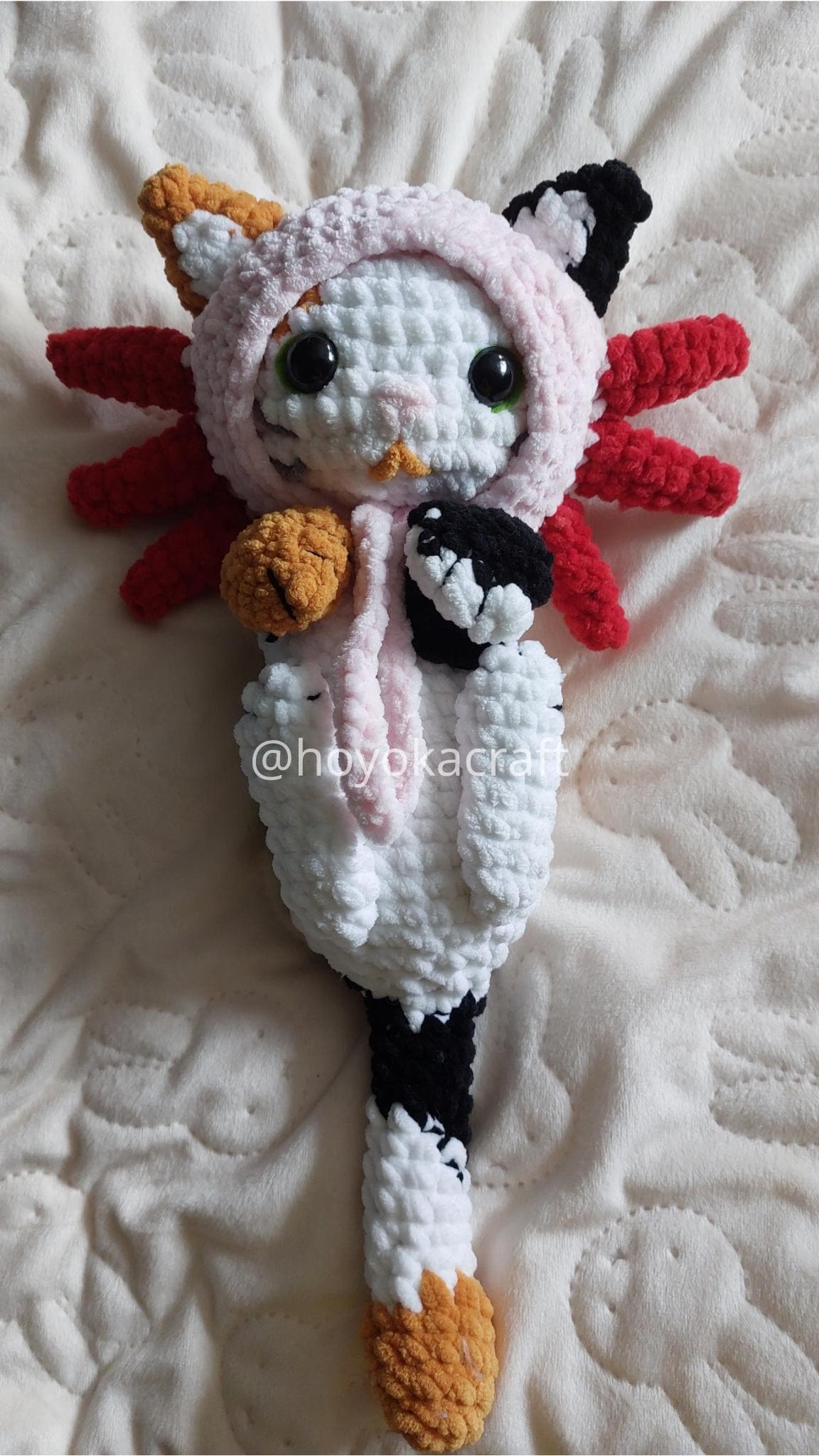 Crochet pattern bundle - Calico Cat With Hats and Black Cat With Hats