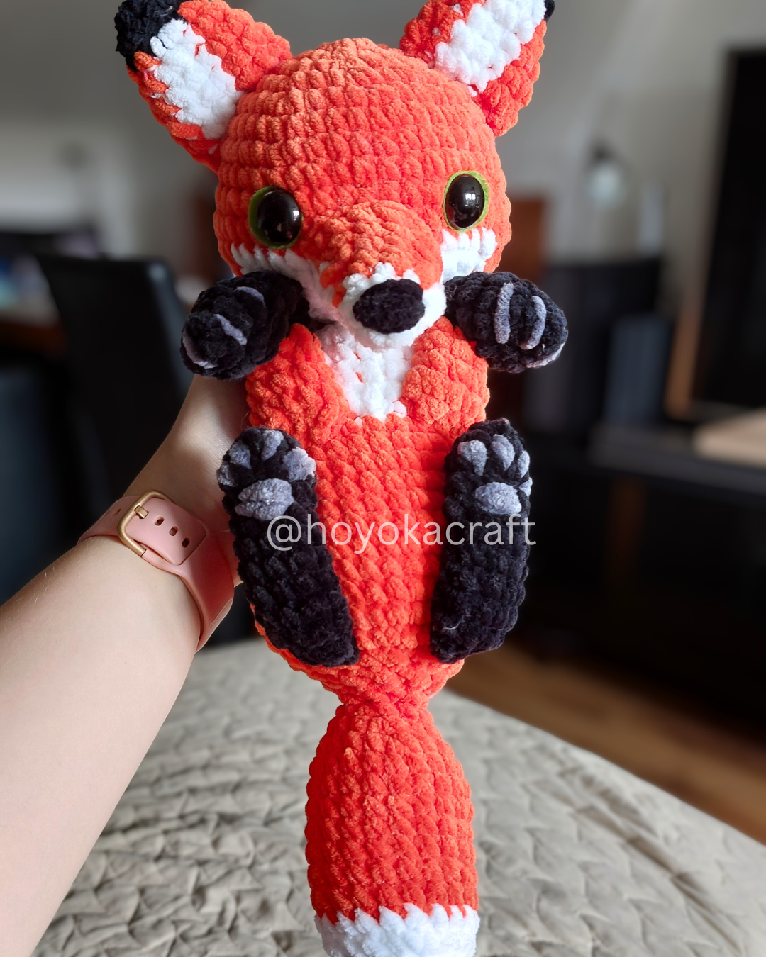 Fox With Hats crochet pattern
