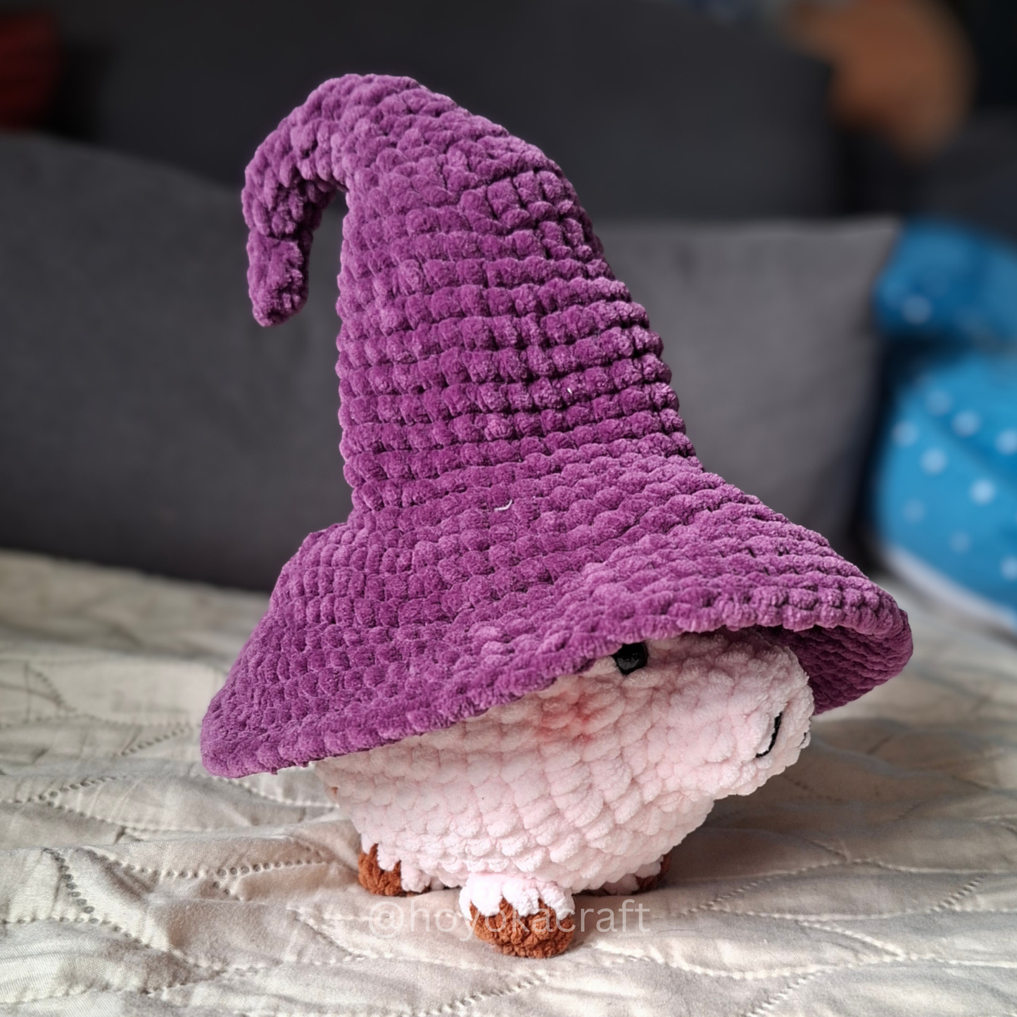 Crochet Witch Hat Piggie Amigurumi Plush