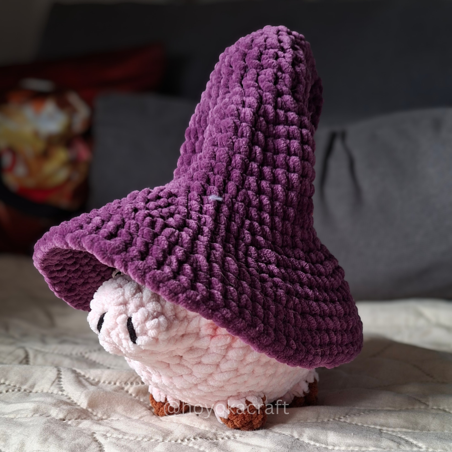 Crochet Witch Hat Piggie Amigurumi Plush
