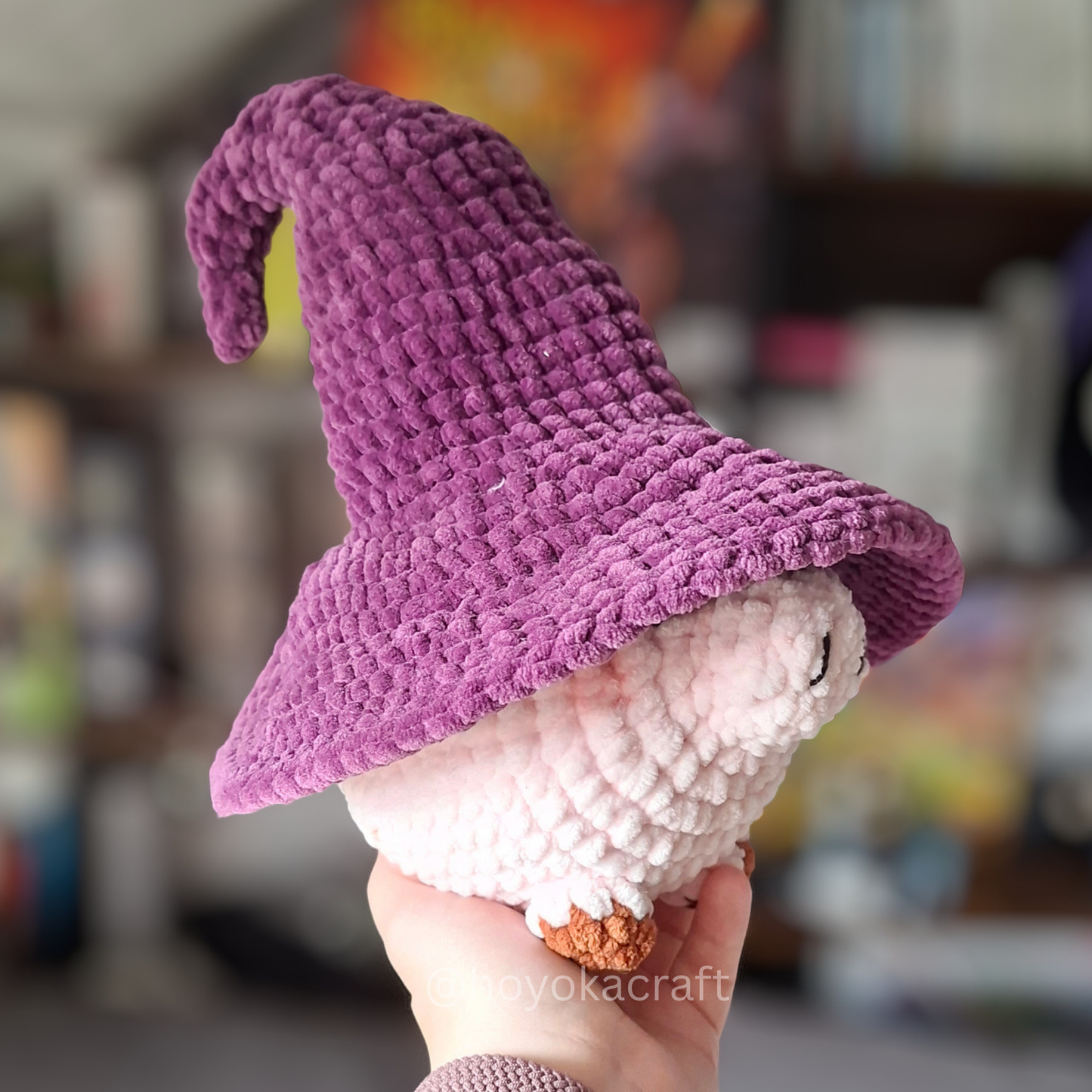 Crochet Witch Hat Piggie Amigurumi Plush