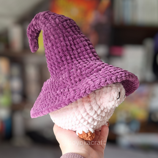 Crochet Witch Hat Piggie Amigurumi Plush