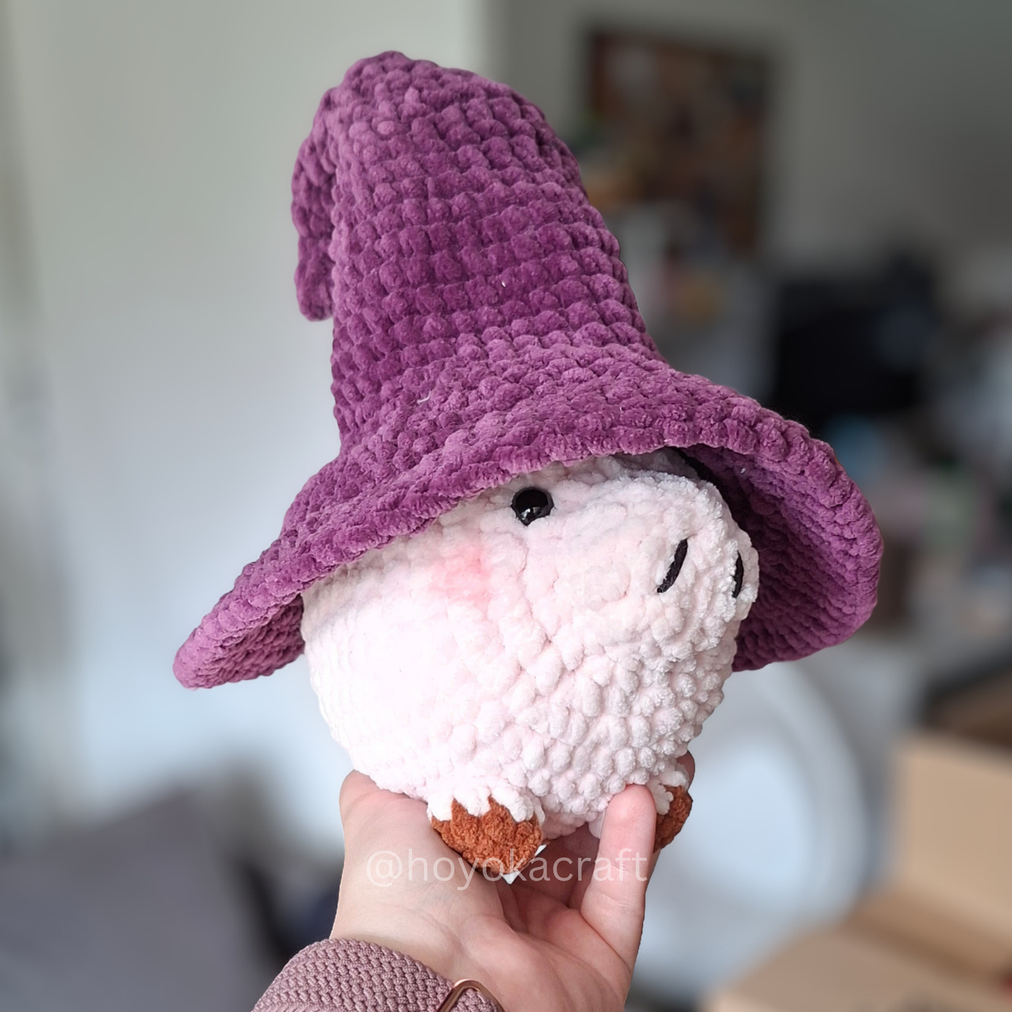 Crochet Witch Hat Piggie Amigurumi Plush