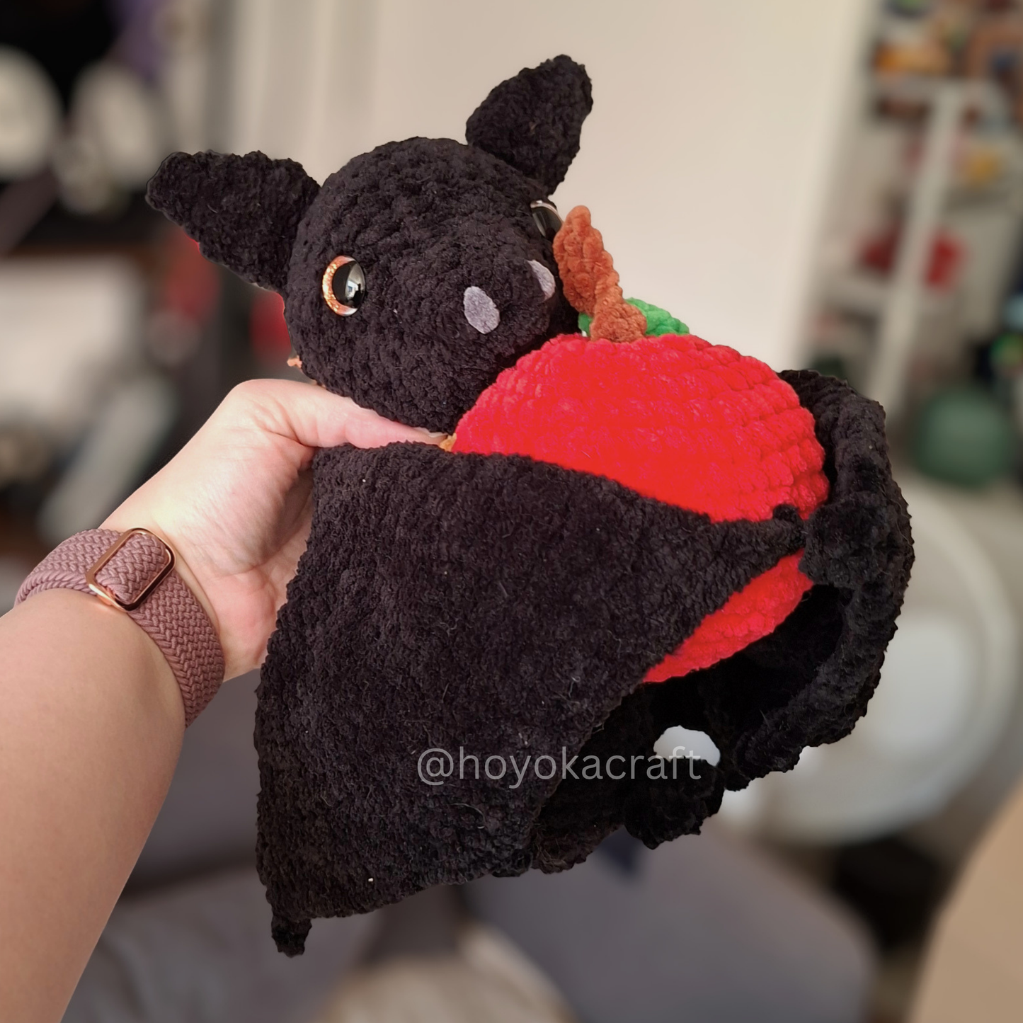 Fruit Bat Crochet Plush