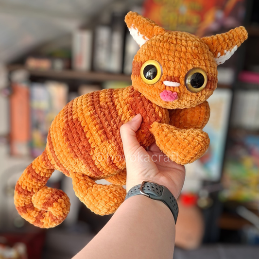 Chameleon Cat Crochet Plush