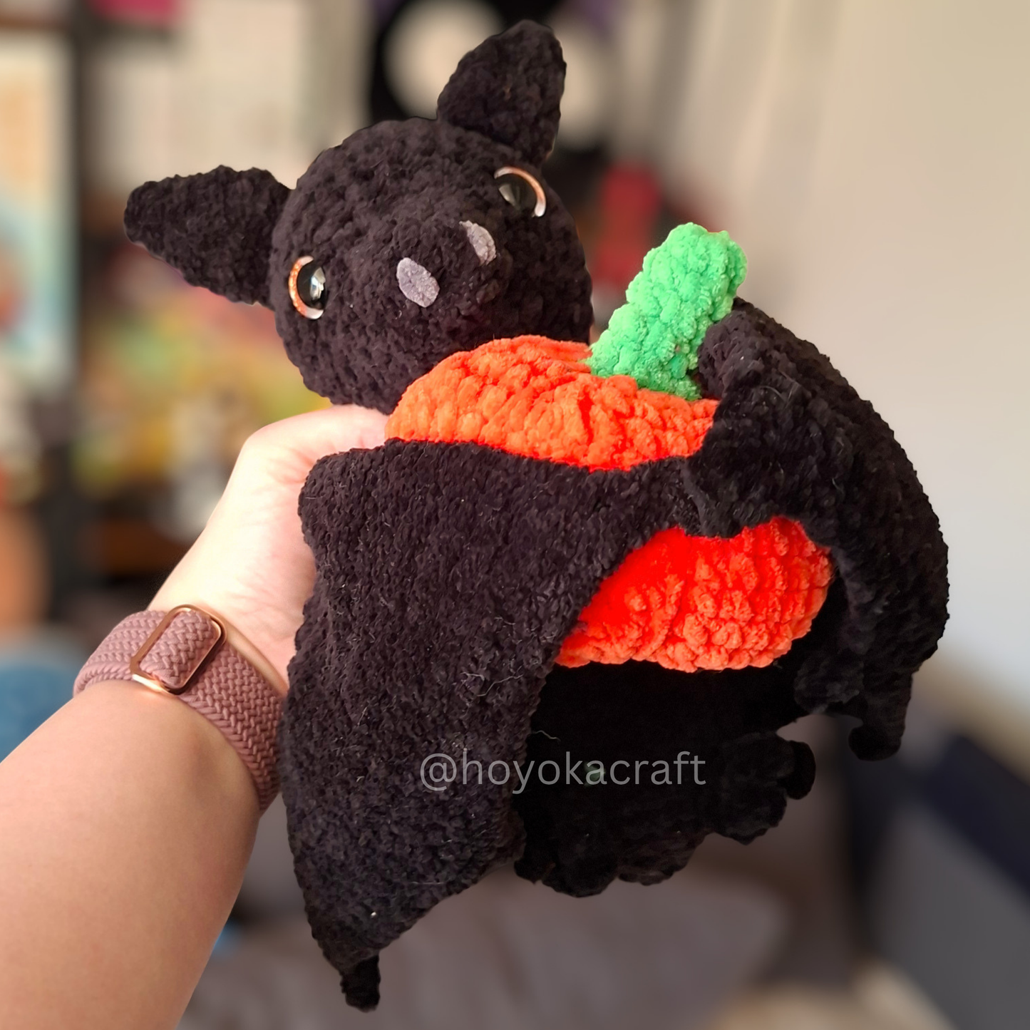 Fruit Bat Crochet Plush