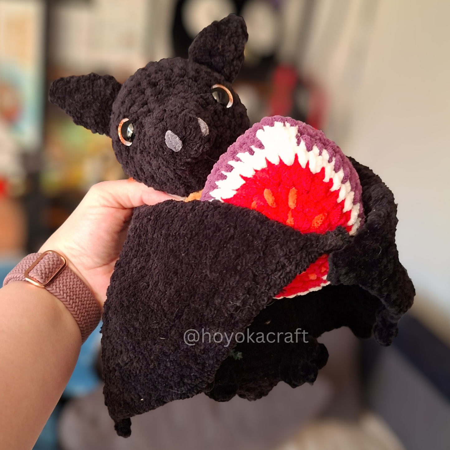 Fruit Bat Crochet Plush