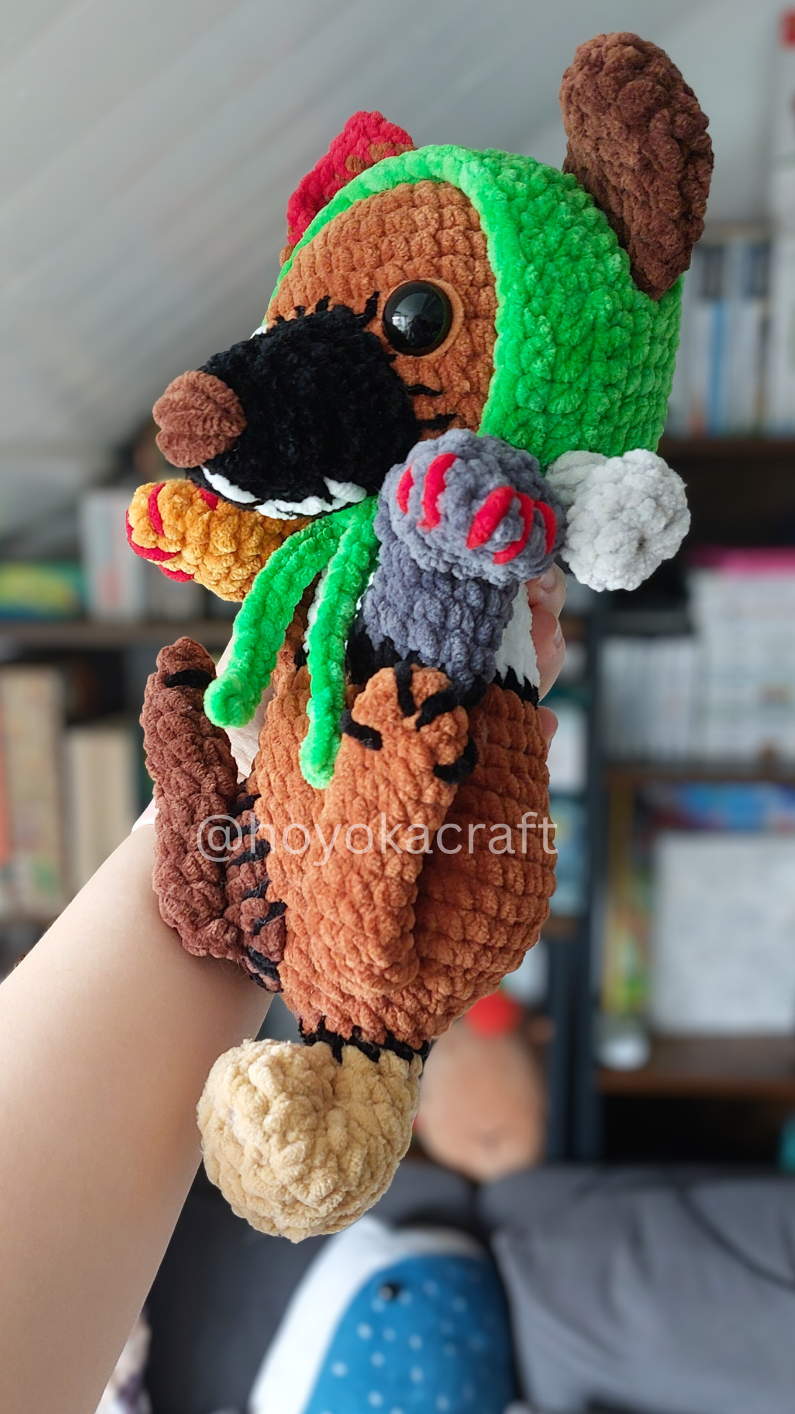Frankenstein Dog crochet pattern