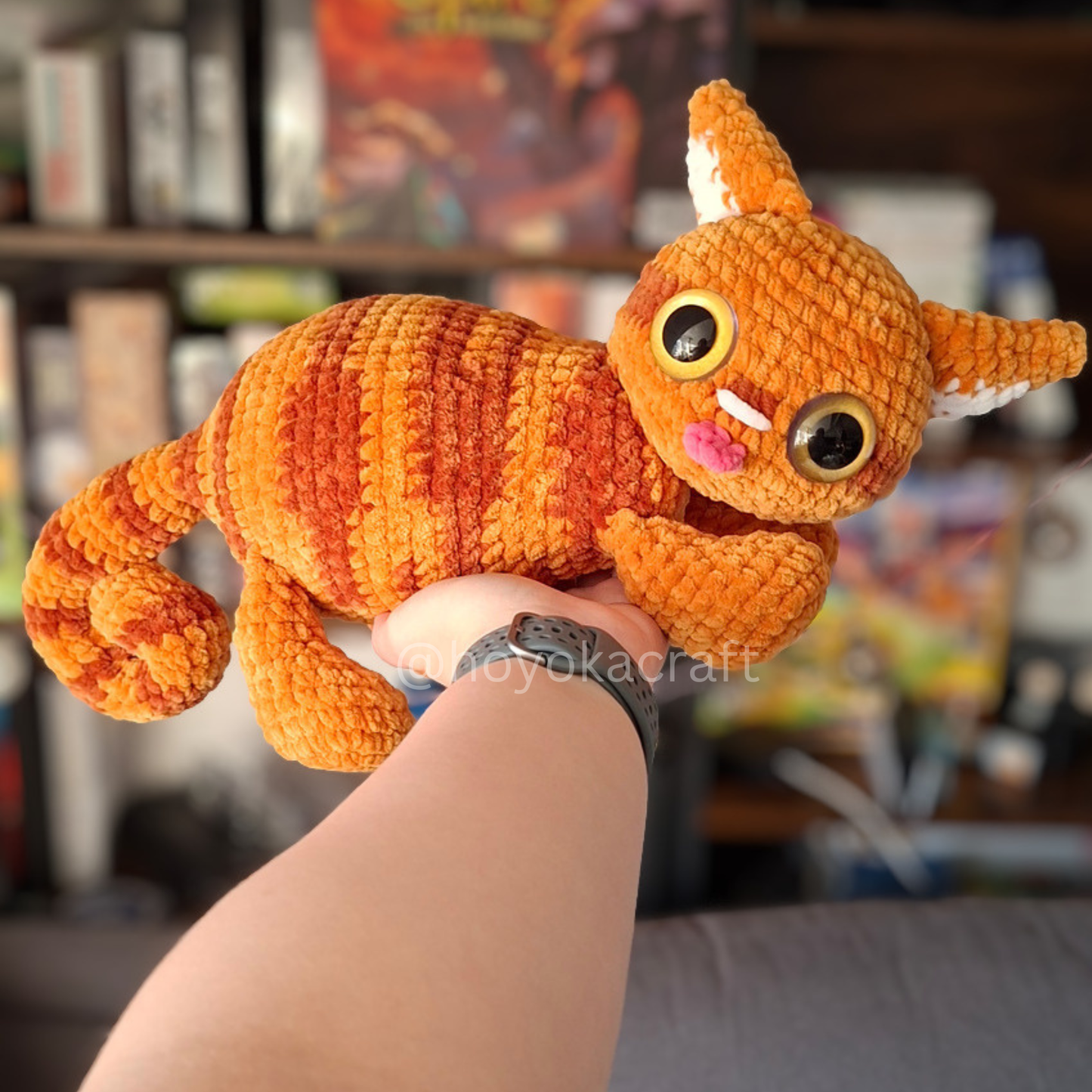 Chameleon Cat Crochet Plush