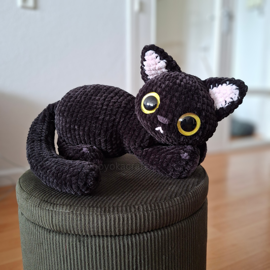 Black Kitty Crochet Plush