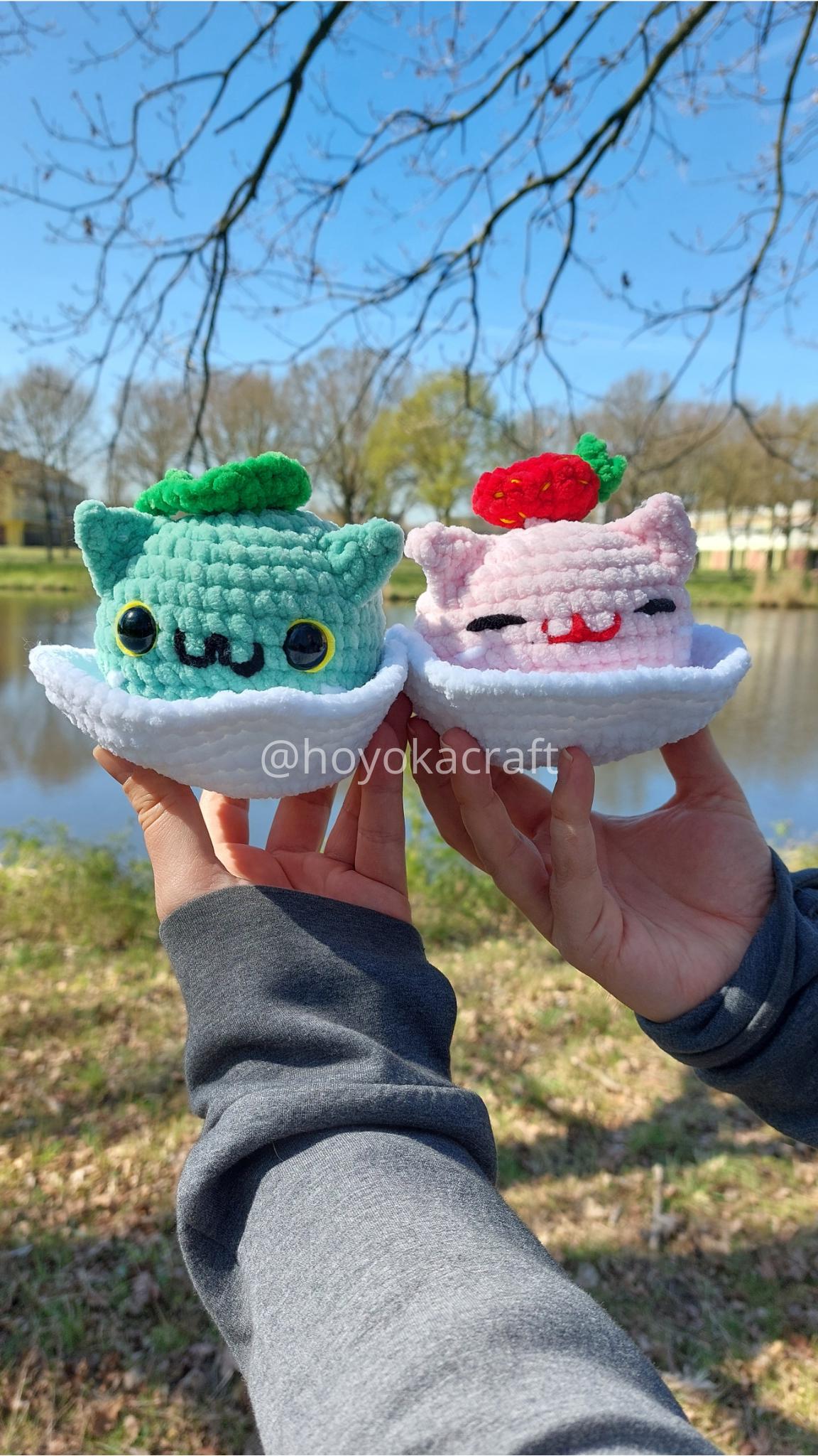 Mochi Cat (Meowchi) 2 in 1 crochet Pattern