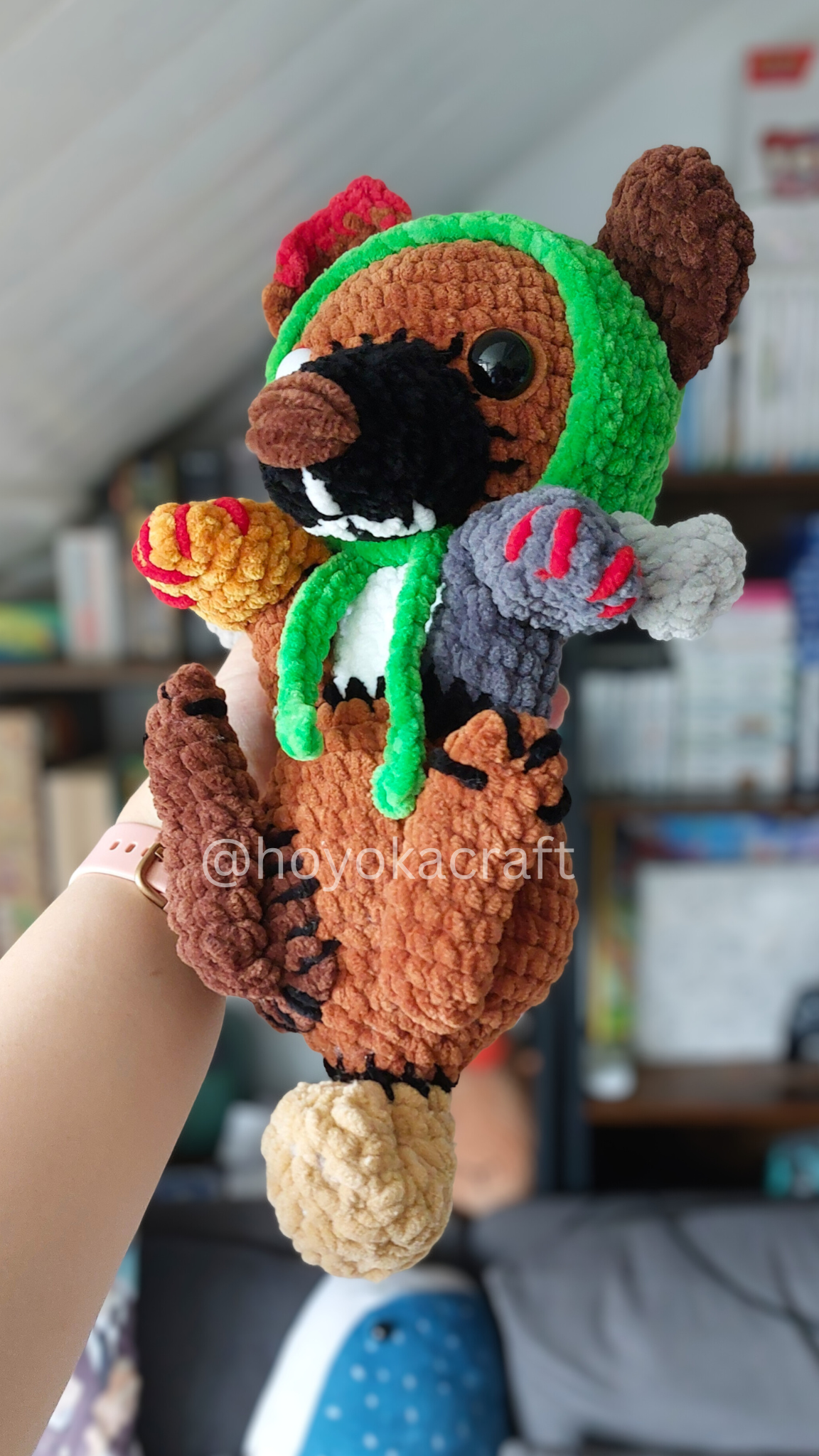 Frankenstein Dog crochet pattern