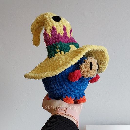 Ham Shamwitch Witchy Pig - crochet plushie