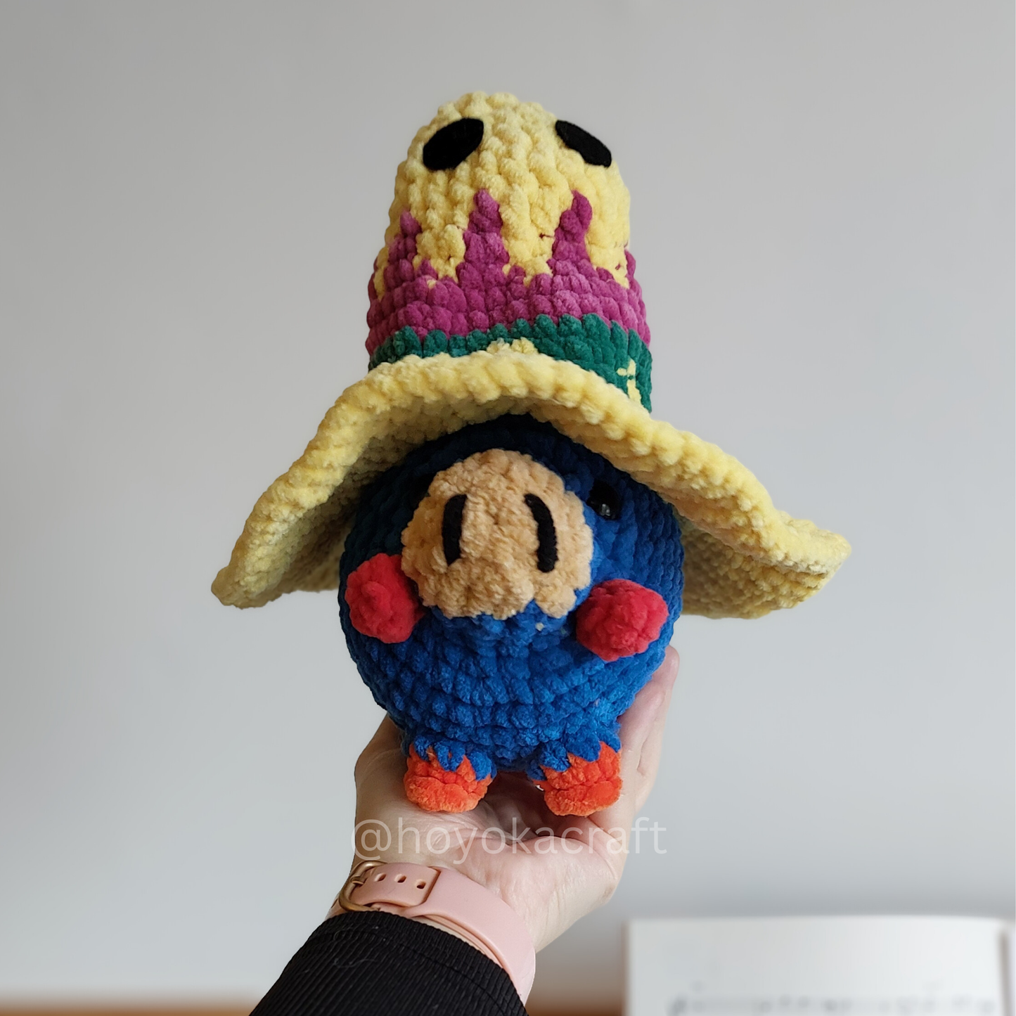 Ham Shamwitch Witchy Pig - crochet plushie