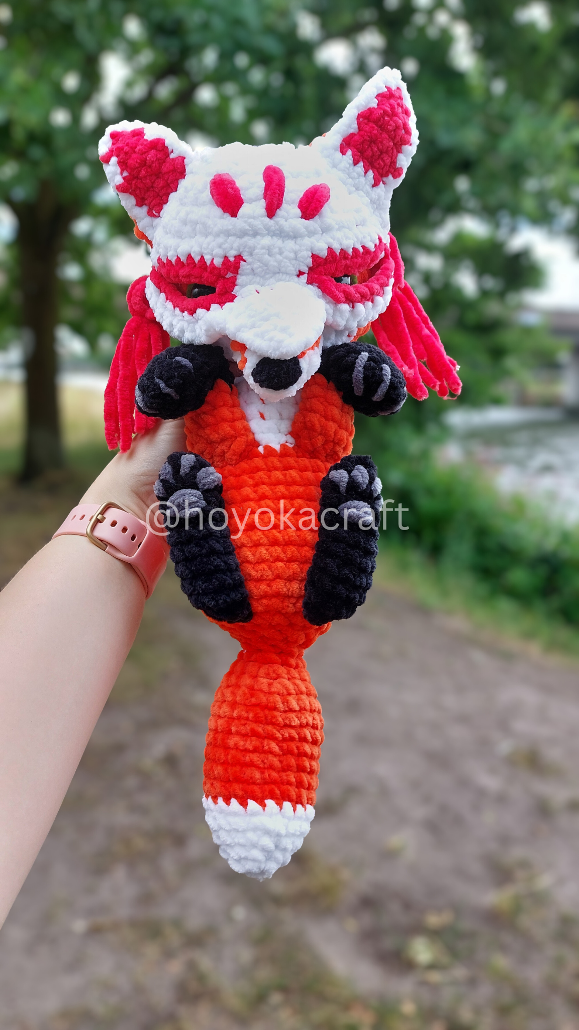 Fox With Hats crochet pattern