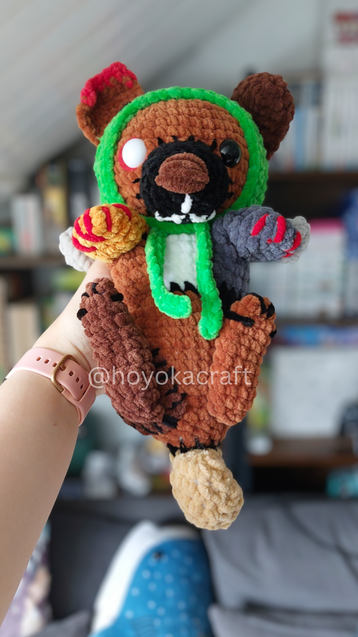 Frankenstein Dog crochet pattern