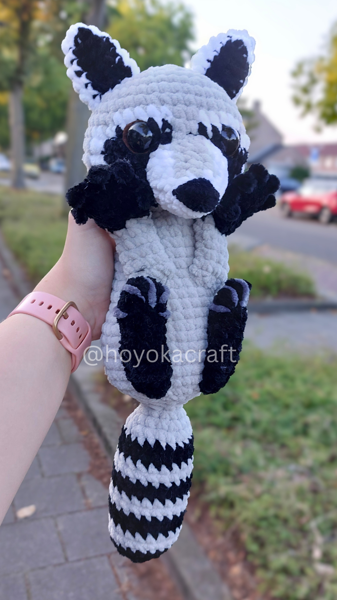 Raccoon With Hats crochet pattern