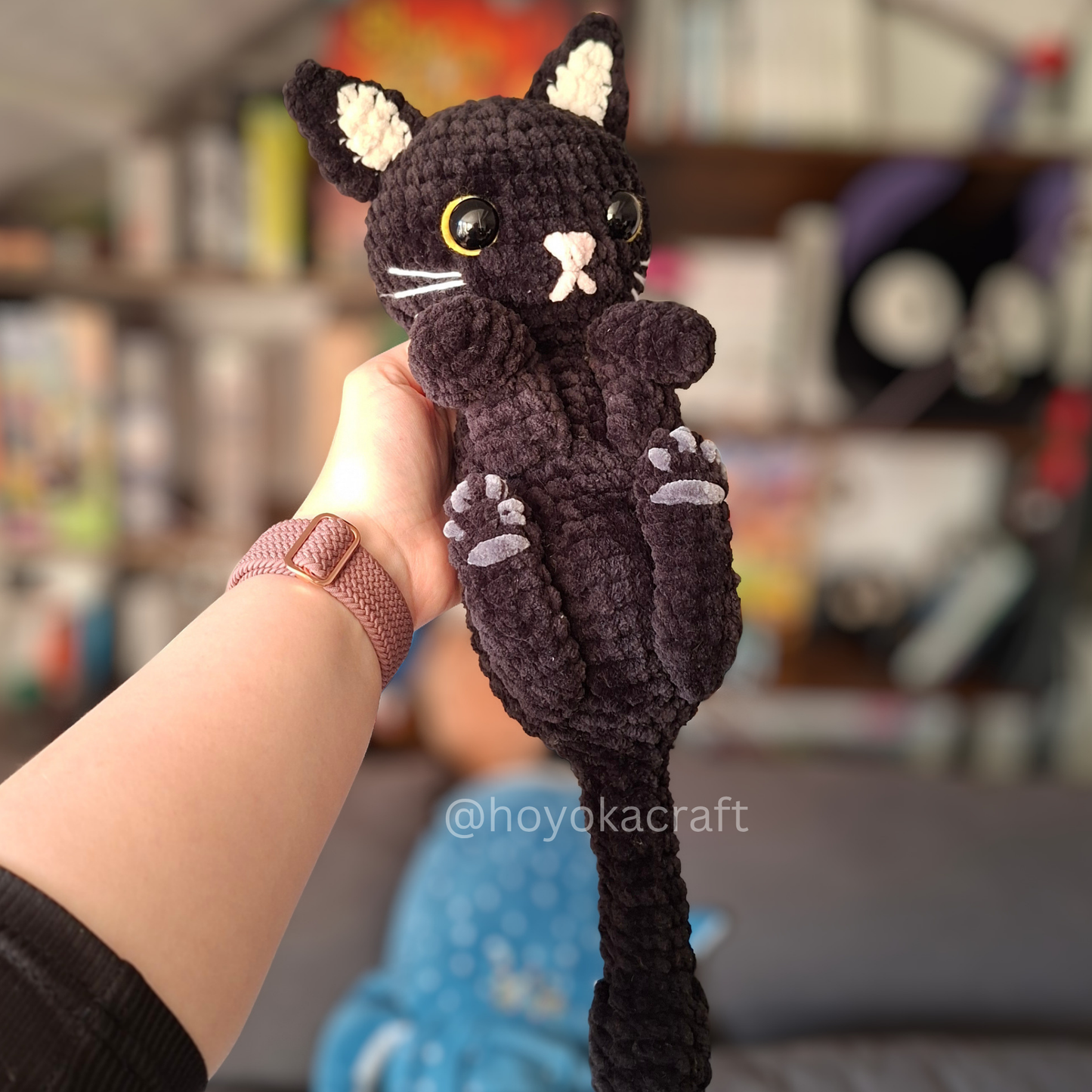 Witchy Cat Crochet Plush