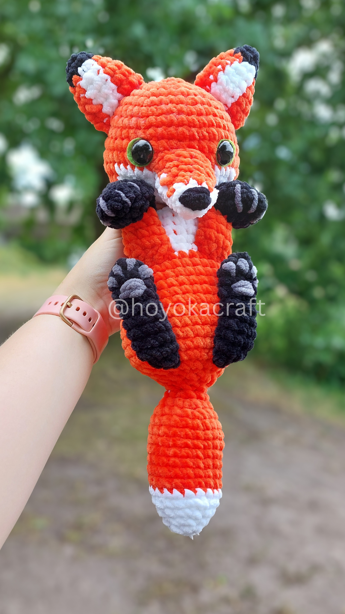 Fox with Witch Hat crochet pattern