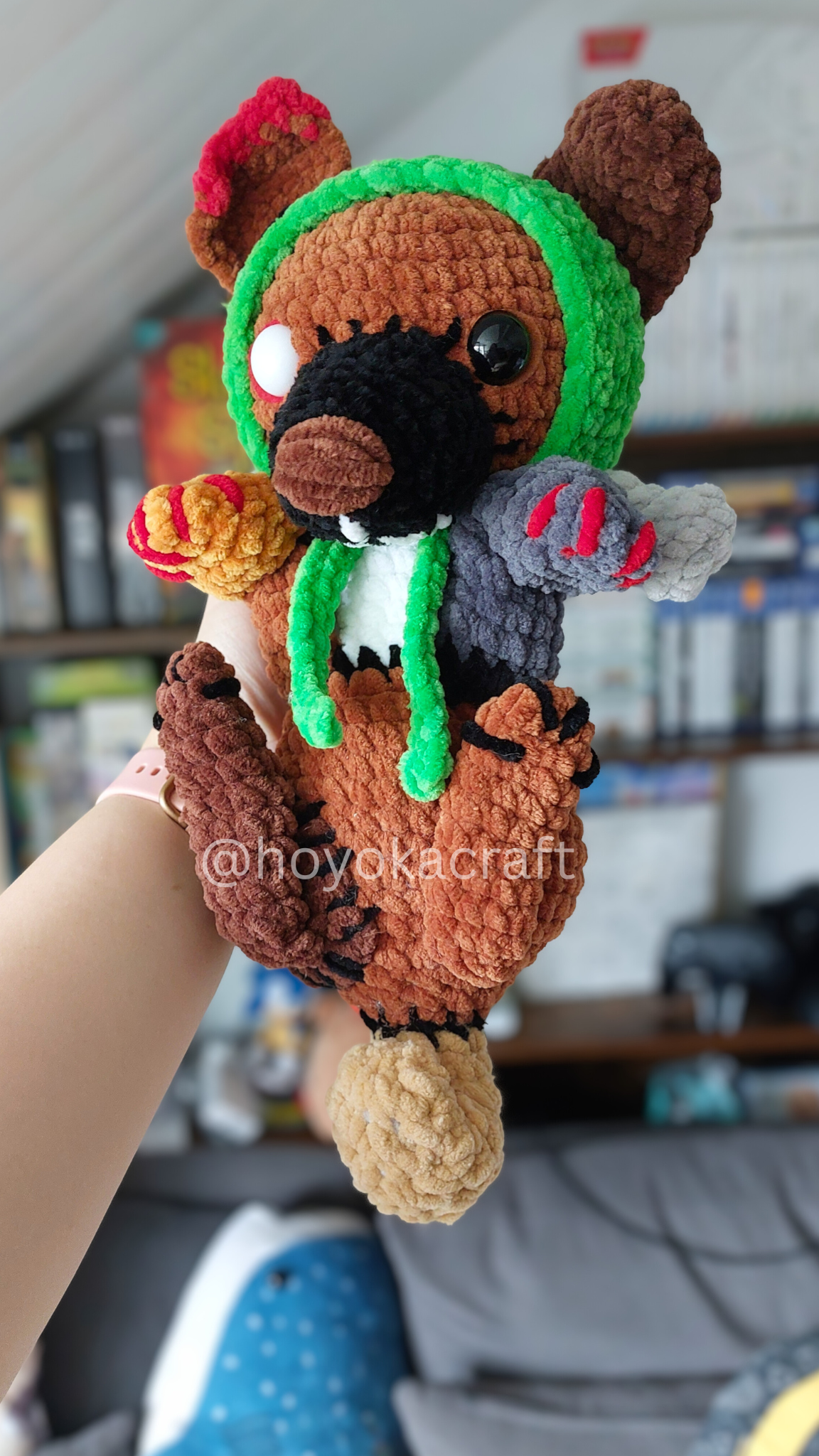 Frankenstein Dog crochet pattern