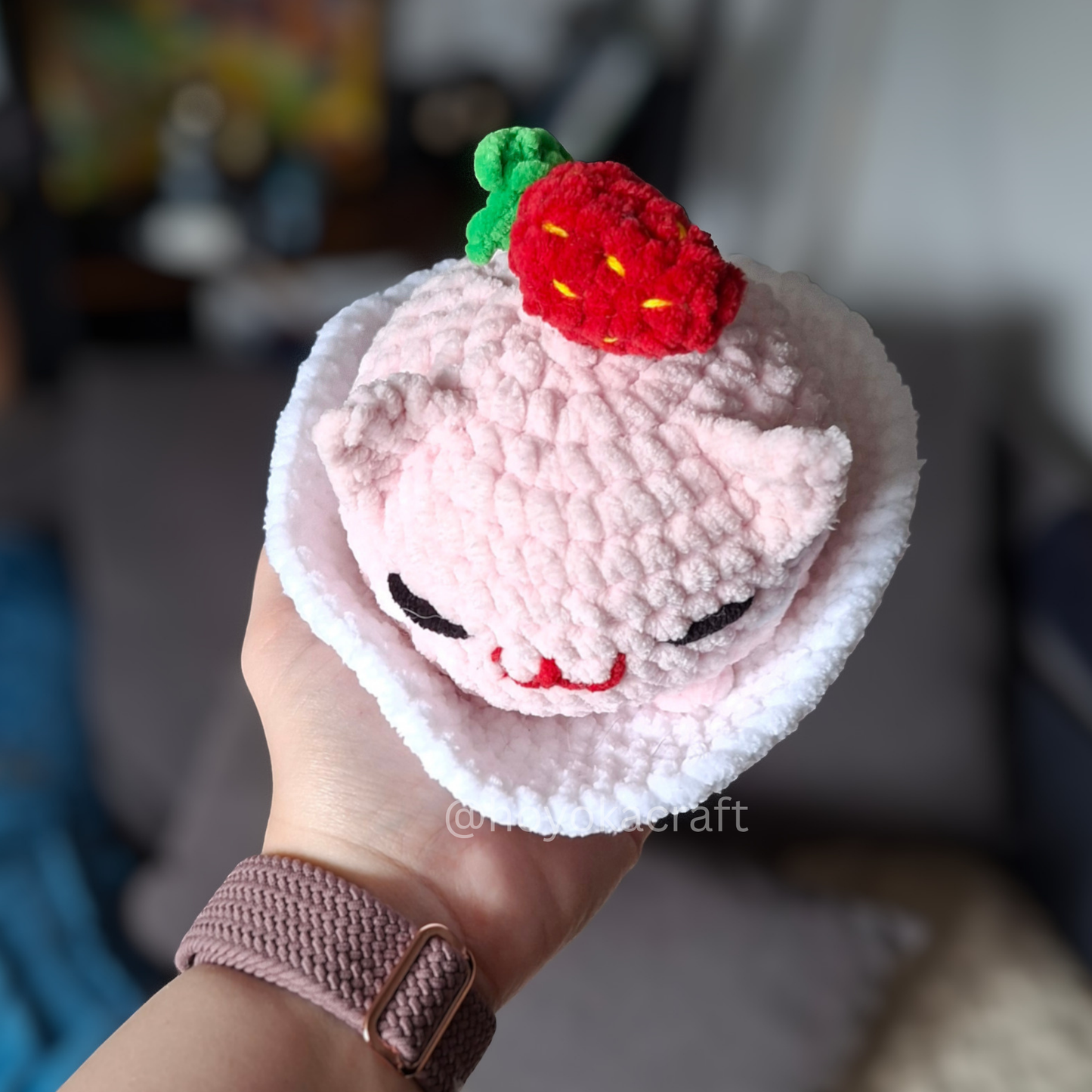 Mochi Cat Crochet Plush
