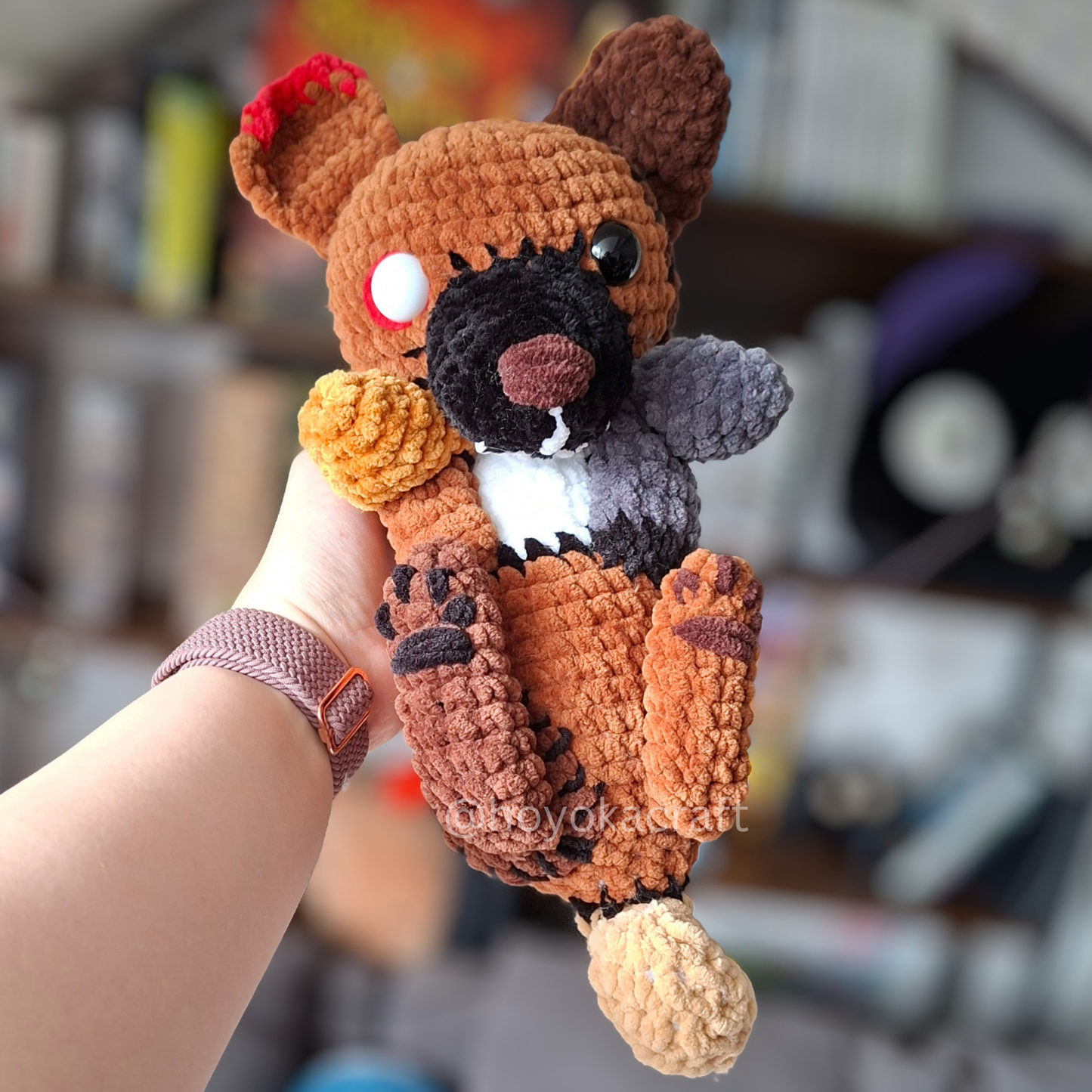 Frankenstein Dog Crochet Plush