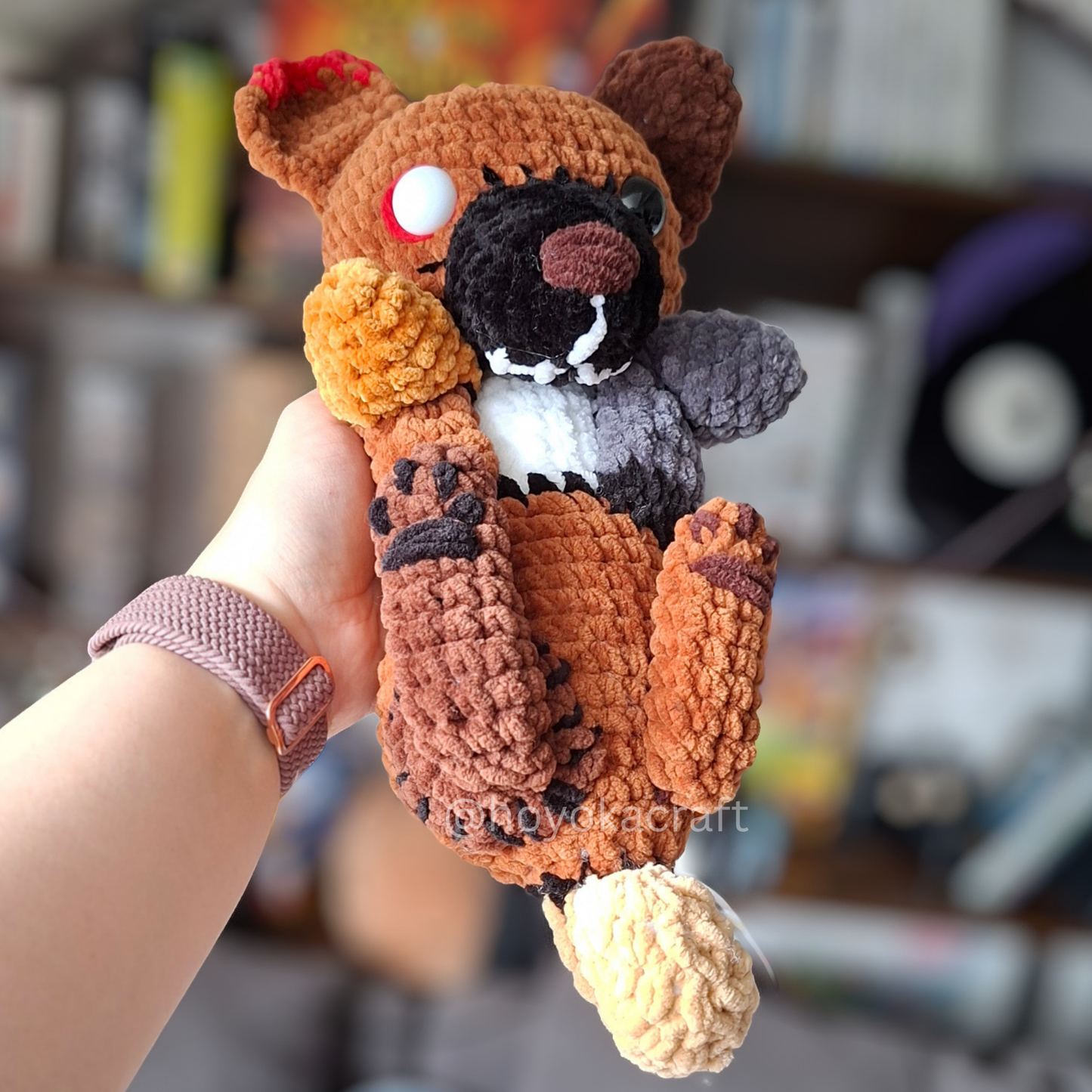 Frankenstein Dog Crochet Plush