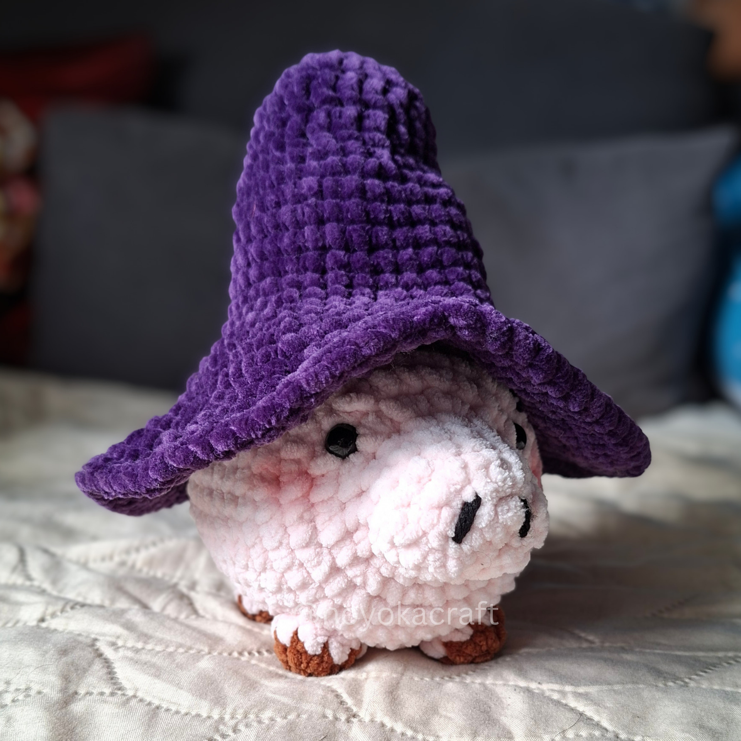 Crochet Witch Hat Piggie Amigurumi Plush