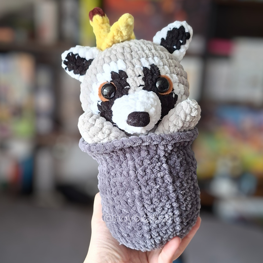 Raccoon Crochet Plush