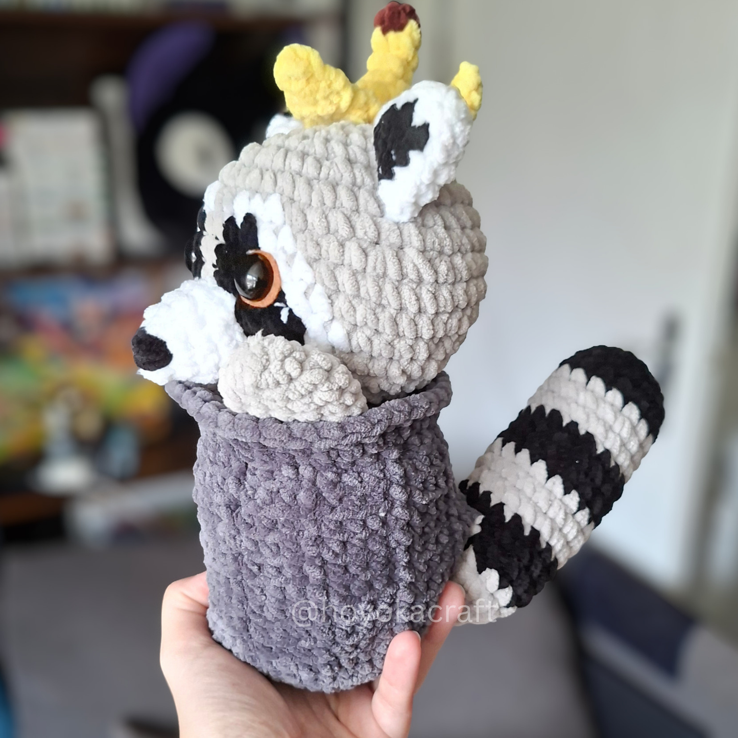 Raccoon Crochet Plush