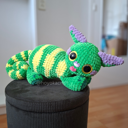 Chameleon Cat Crochet Plush
