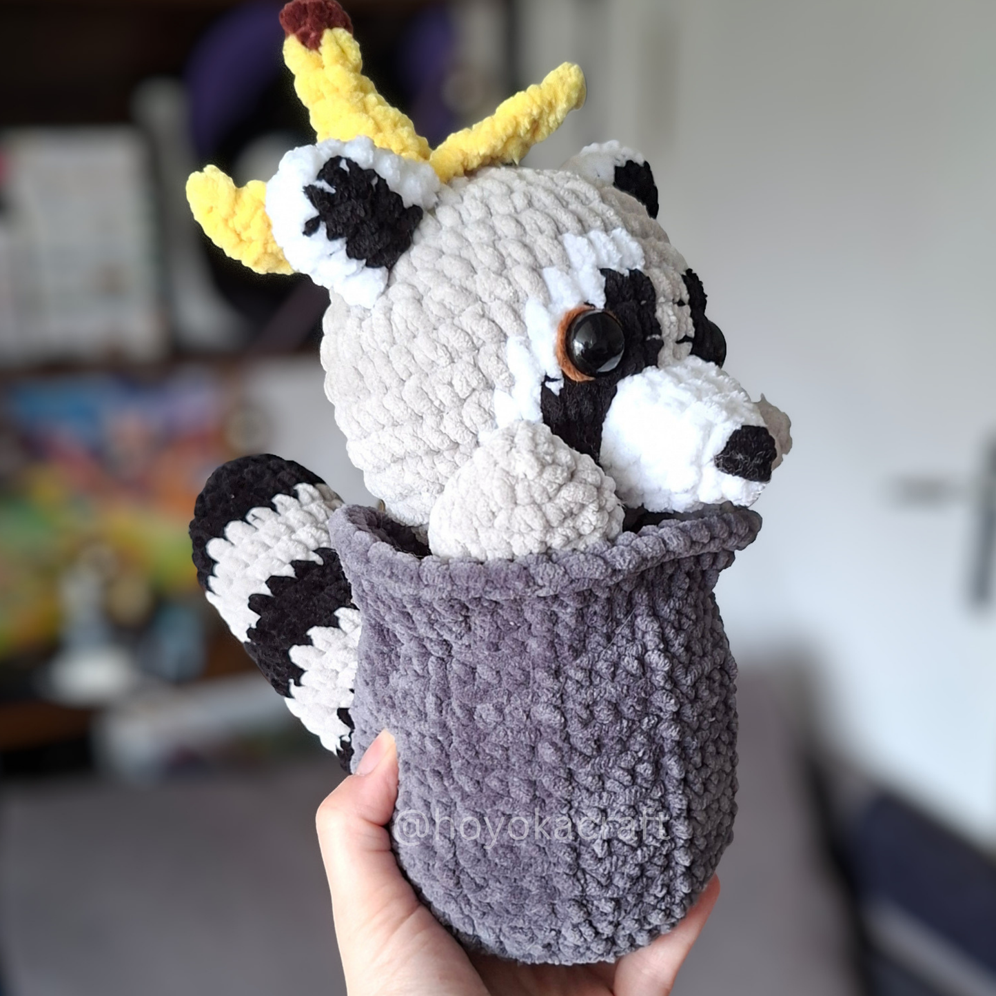 Raccoon Crochet Plush
