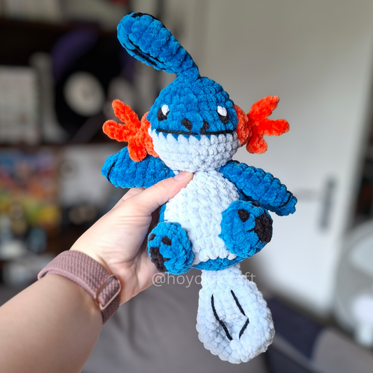 Mudkip Pokemon Crochet Plush