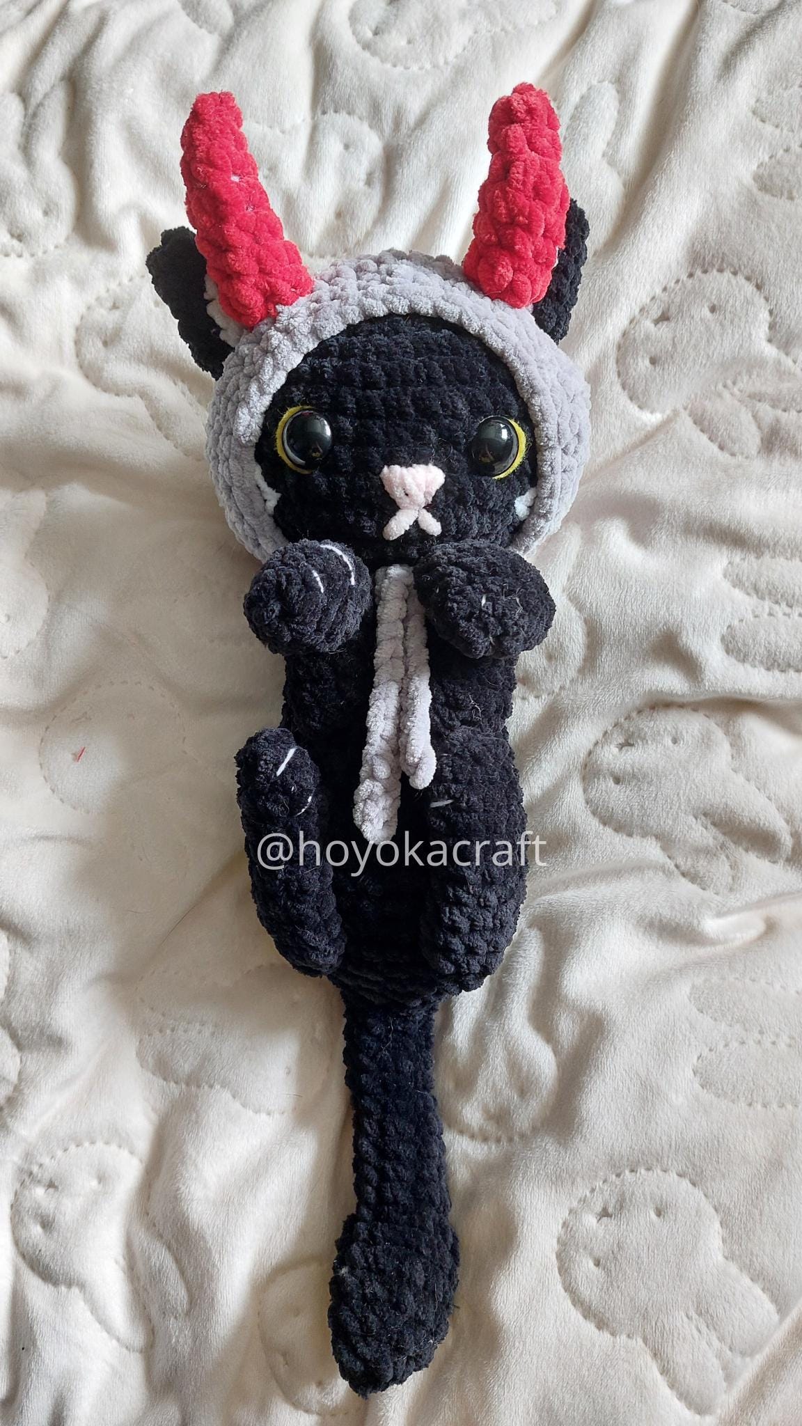 Black Cat With Hats crochet pattern