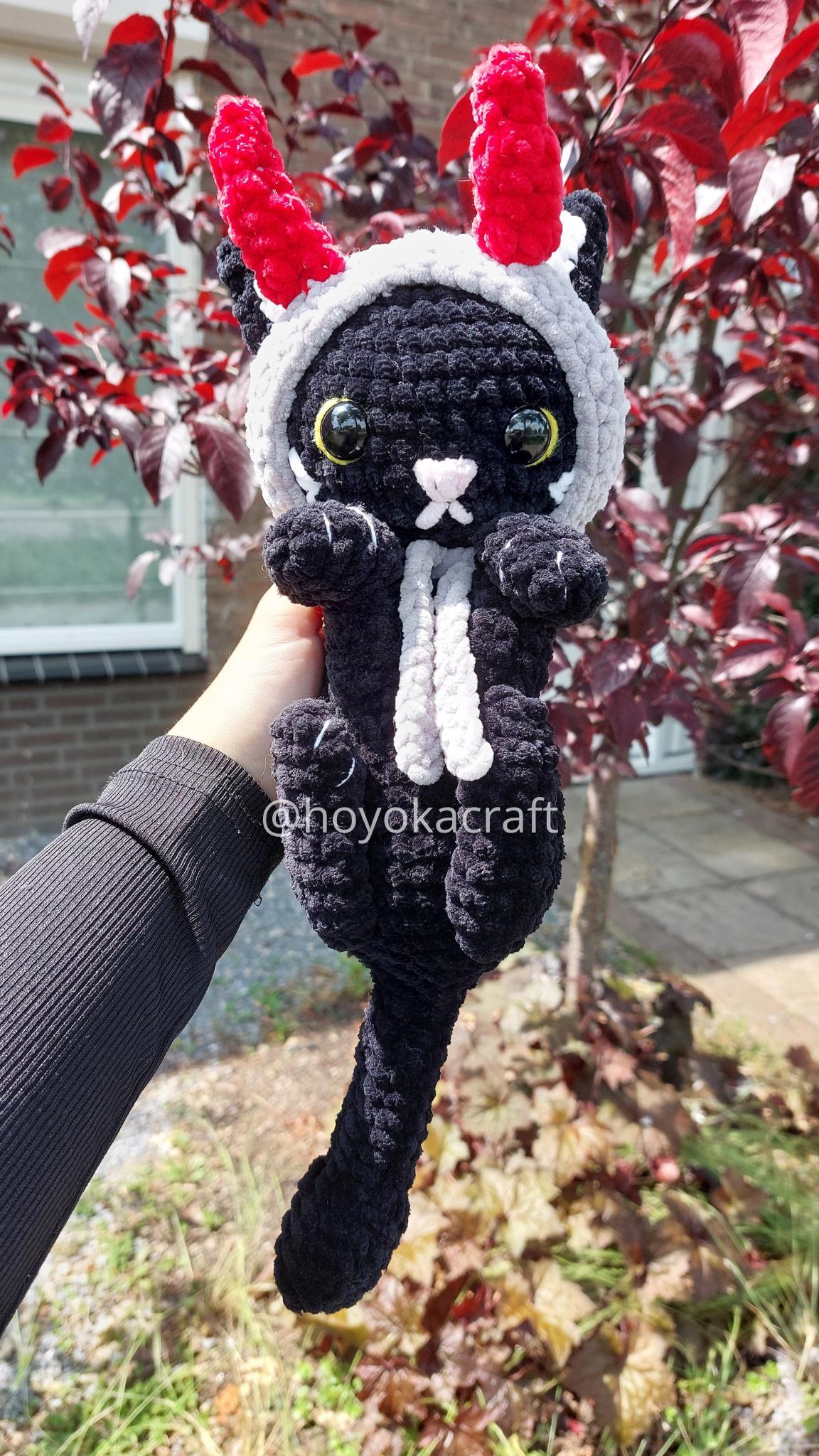 Black Cat With Hats crochet pattern