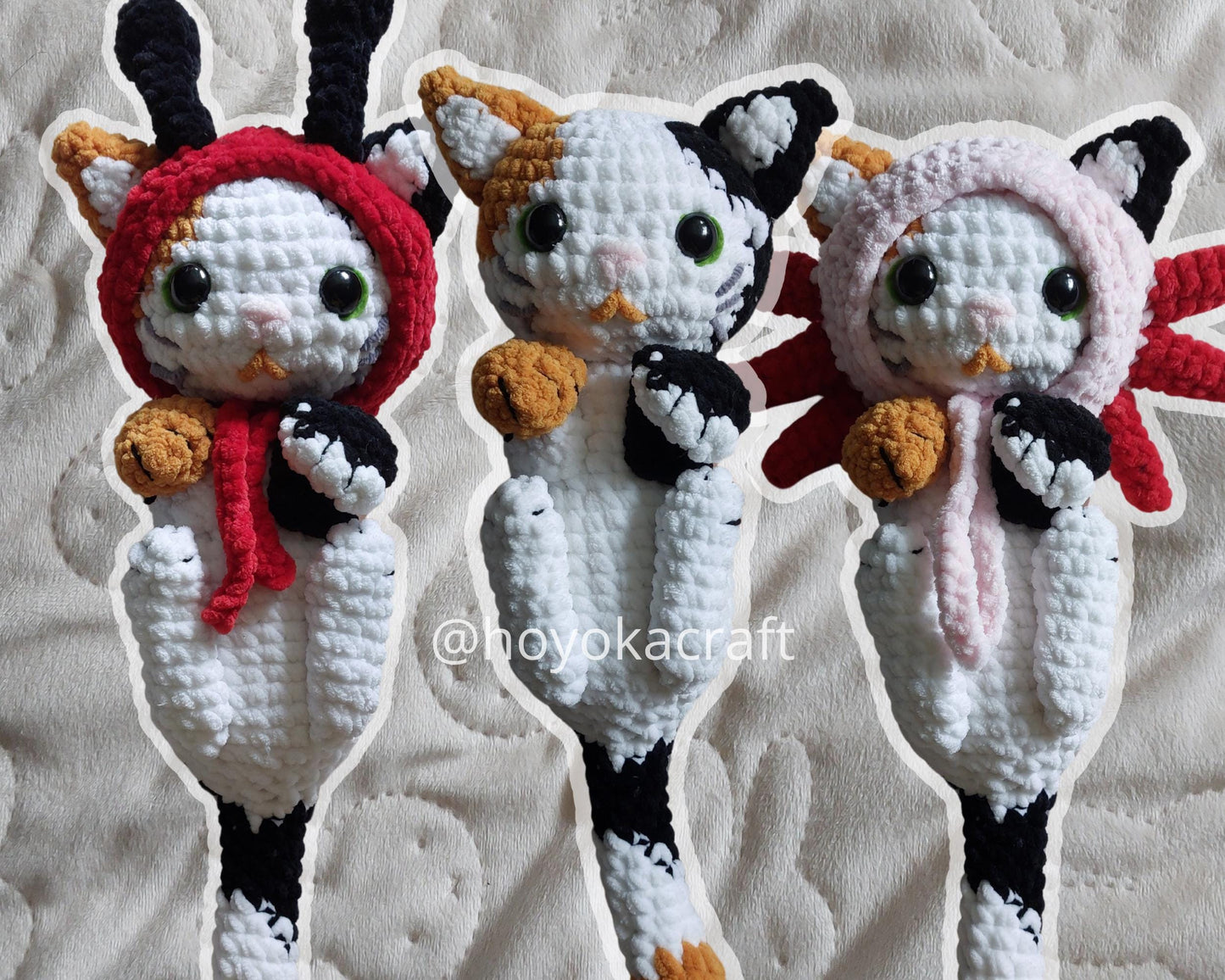 Calico Cat With Hats crochet pattern