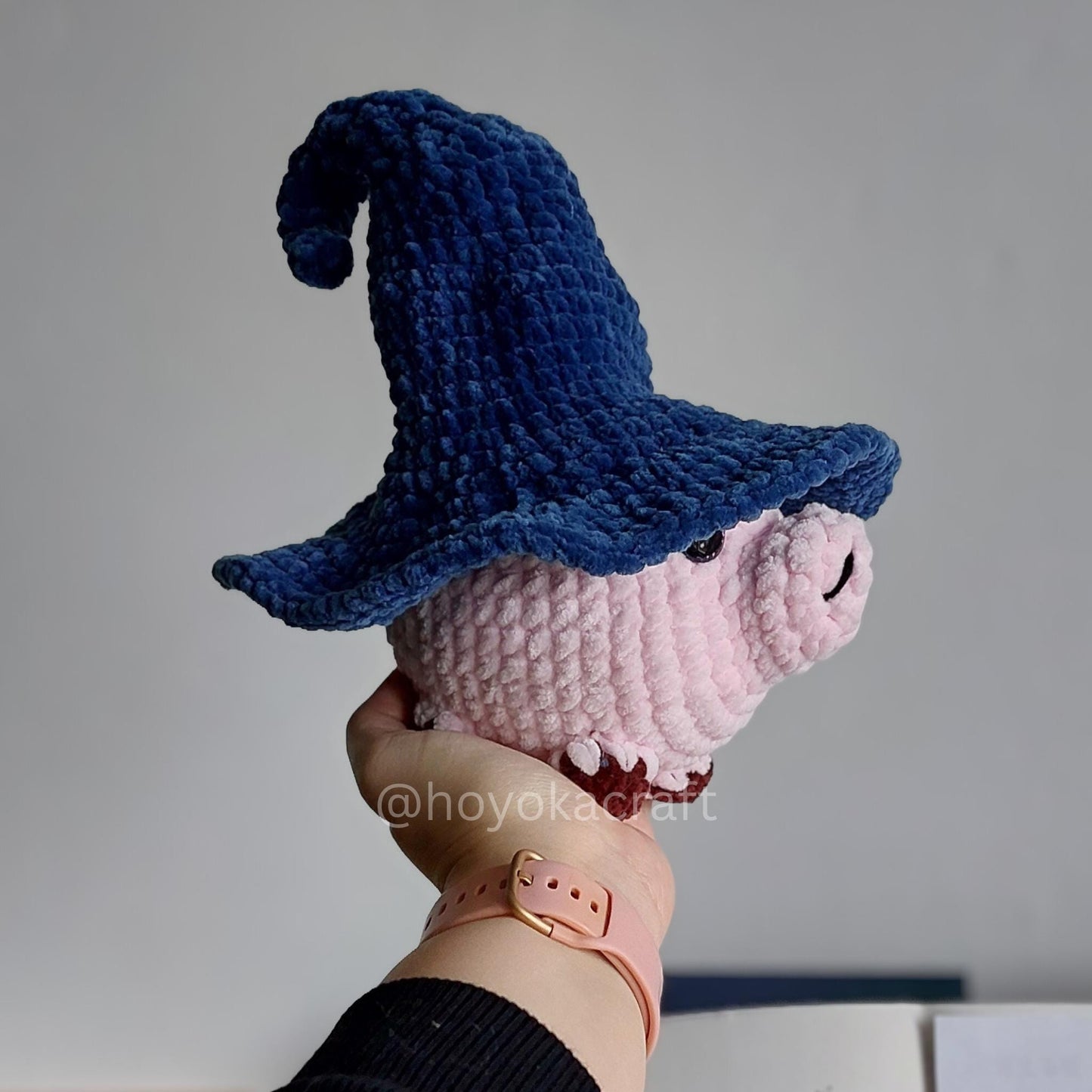 Crochet Witch Hat Piggie Amigurumi Plush