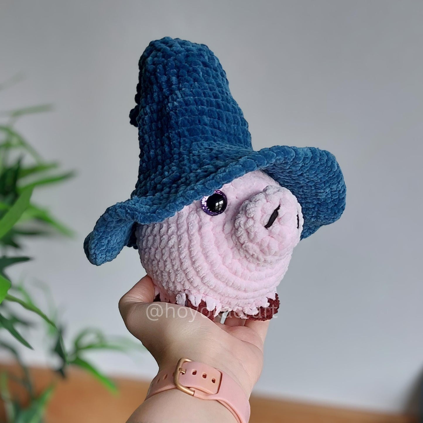 Crochet Witch Hat Piggie Amigurumi Plush